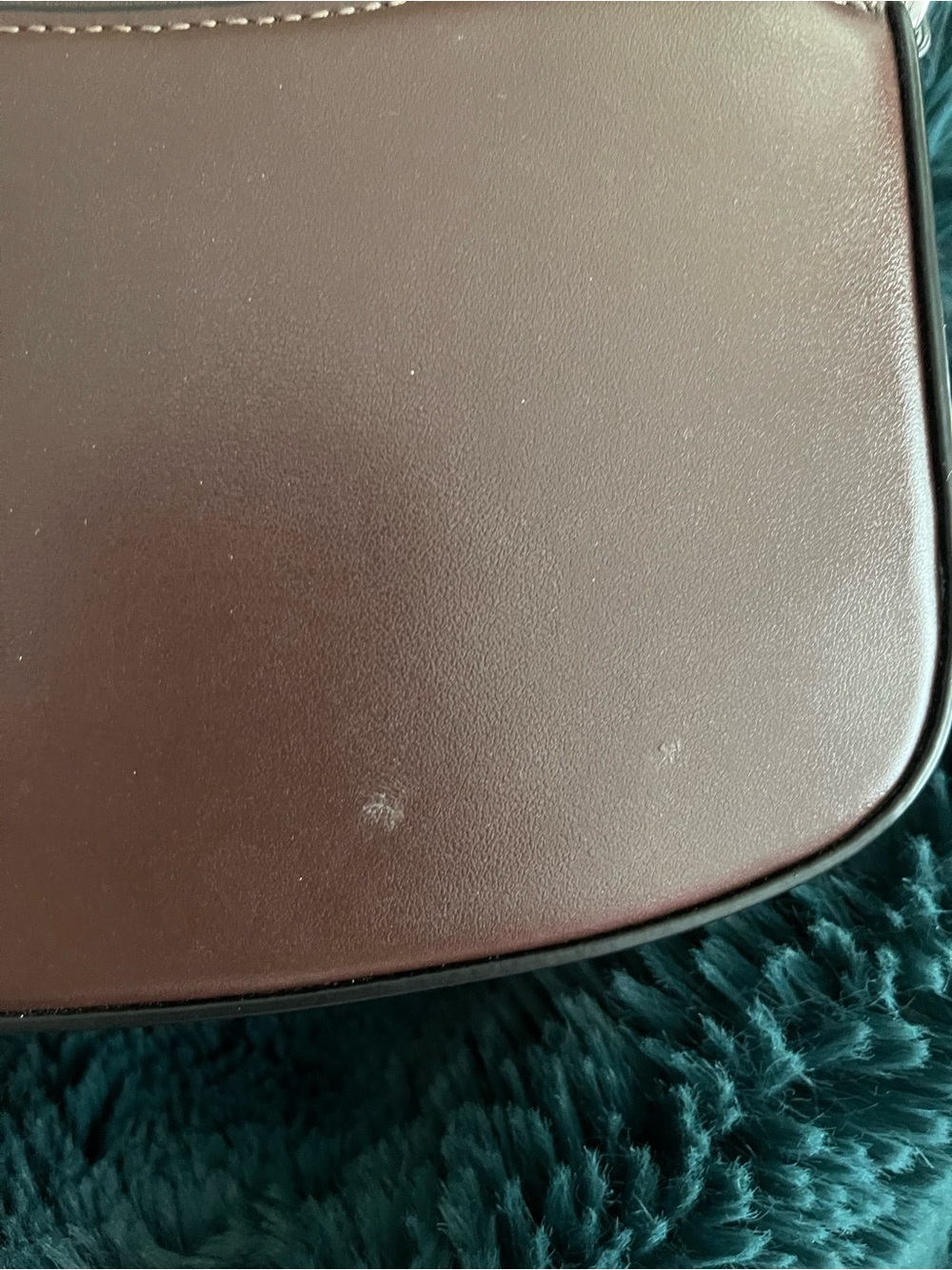 COACH Andrea Brown Signature Canvas Shoulder Bag - Picture 6 of 7